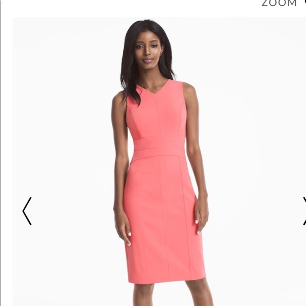 Seamed sheath dress from White House black market